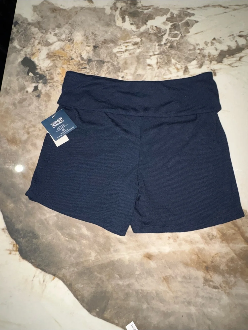 Kids Navy Athletic Shorts with 84 Graphic